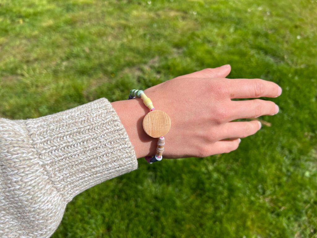 Figure 1. The LIKA bracelet prototype on wrist